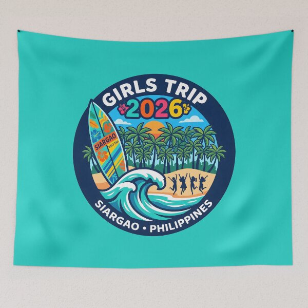 Item preview, Girls Trip Siargao Philippines 2026 Surf Culture Tropical Island designed and sold by SplashTastic.