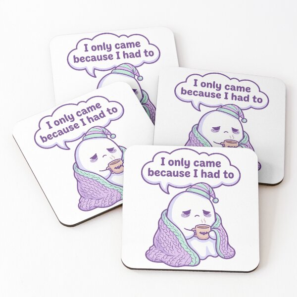 Item preview, Cute Ghost Coffee I Only Came Because I Had To Funny Introvert designed and sold by WorldShop17.