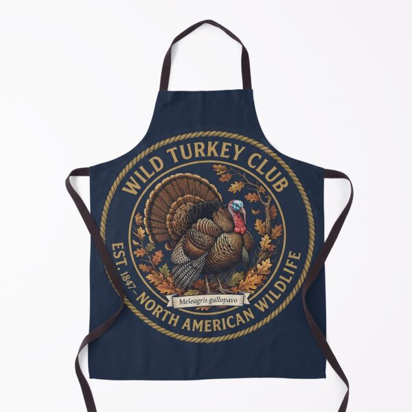 Item preview, Wild Turkey Club Vintage Badge North American Wildlife designed and sold by CalmCapy Co.