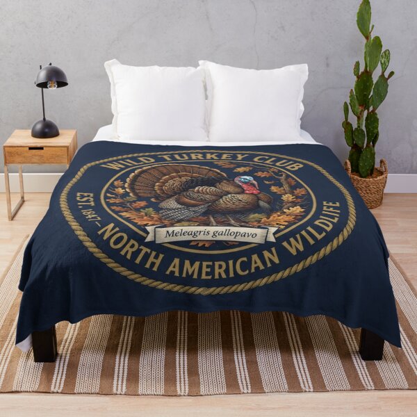 Item preview, Wild Turkey Club Vintage Badge North American Wildlife designed and sold by CalmCapy Co.