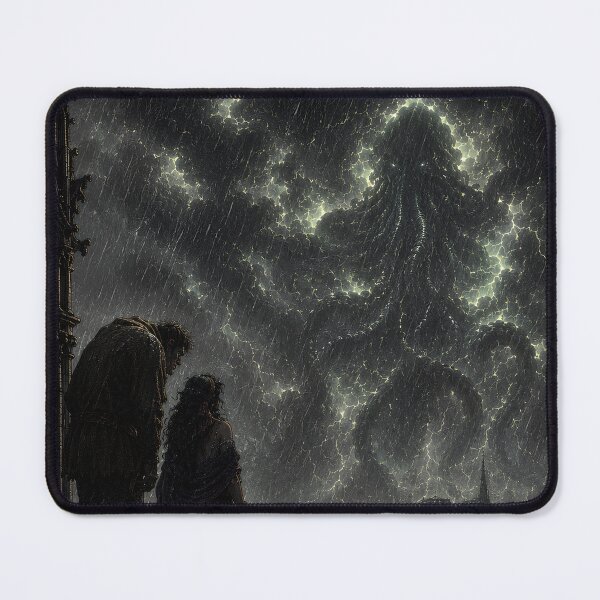 Item preview, Quasimodo Faces Cthulhu | Notre Dame of Paris Lovecraft Crossover | Victorian Gothic Engraving designed and sold by Extravanganzza.