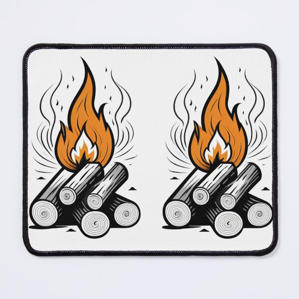 Item preview, Art - Firewood Illustration, Rustic and Modern Patterns designed and sold by Reverso-Design.