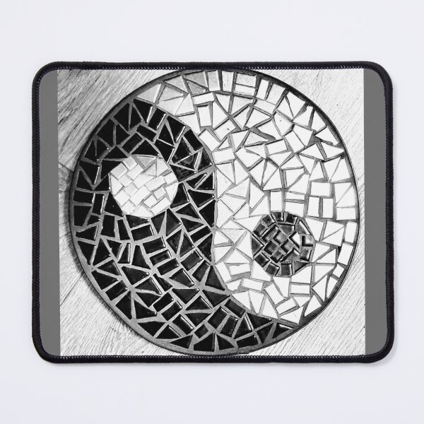 Item preview, Handmade Yin Yang mosaic wall art designed and sold by Fayes4Art.