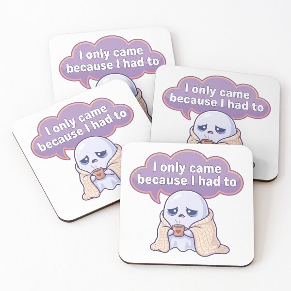 Item preview, Cute Ghost Coffee I Only Came Because I Had To Funny Introvert designed and sold by WorldShop17.