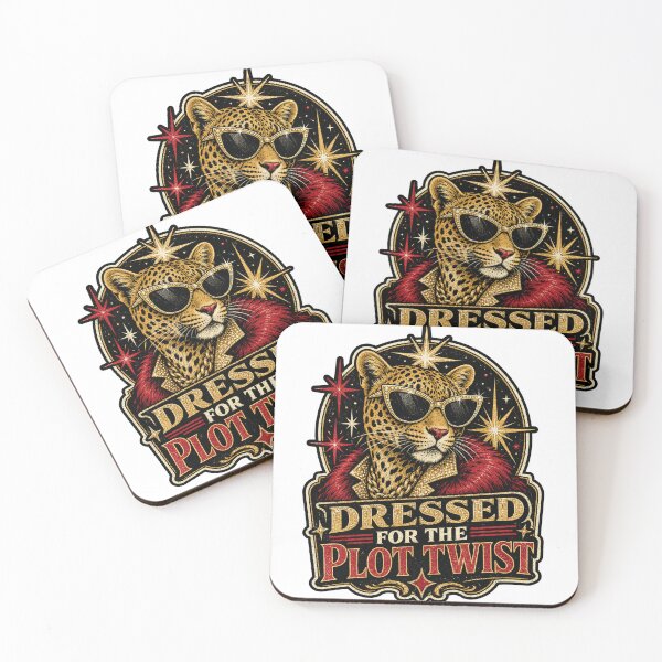 Item preview, Dressed for the Plot Twist Glamorous Retro Leopard designed and sold by Peak Pop Studio..