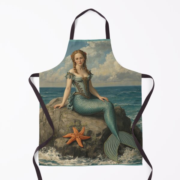 Item preview, Vintage Mermaid Art designed and sold by SeaStarAlex.