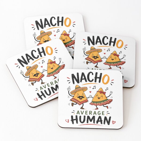 Aperçu de l'œuvre Nacho Average Human Dancing Nacho Chip Jeu de mots hindi drôle Cadeau indien créée et vendue par SHREE ART STUDIO.