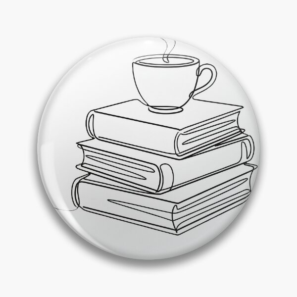 Item preview, Books Over People Aesthetic Line Art Introvert Bookworm Reading designed and sold by WorldShop17.
