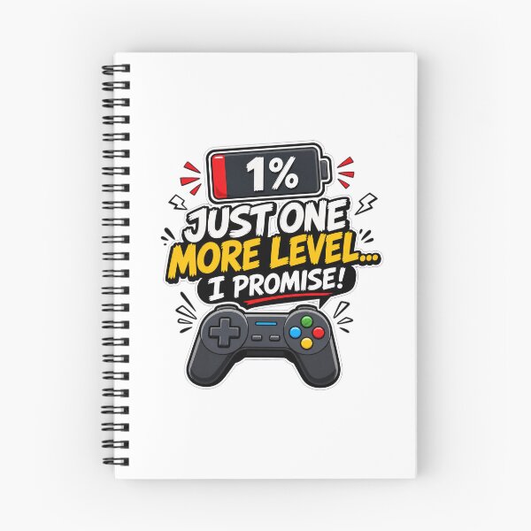 Item preview, gamer play station Just One More Level Gamer T-Shirt - Low Battery Controller Design designed and sold by Uglyandcute.