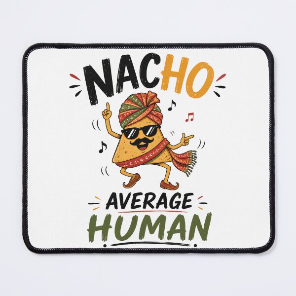 Artikelvorschau, Nacho Durchschnittlicher Mensch tanzt Nacho Chip Lustiges Hindi Wortspiel Desi Geschenk entworfen und verkauft von SHREE ART STUDIO.