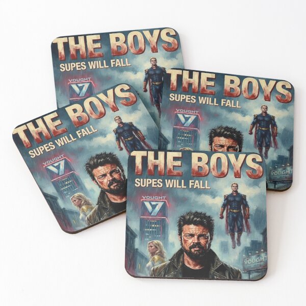 Item preview, The Boys Supes Will Fall Fine Art Tribute designed and sold by Art's Diner.