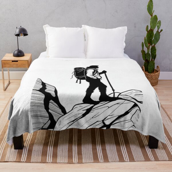 Artikelvorschau, Art - Hiker Silhouette, Aesthetic of Antique Engraving entworfen und verkauft von Reverso-Design.