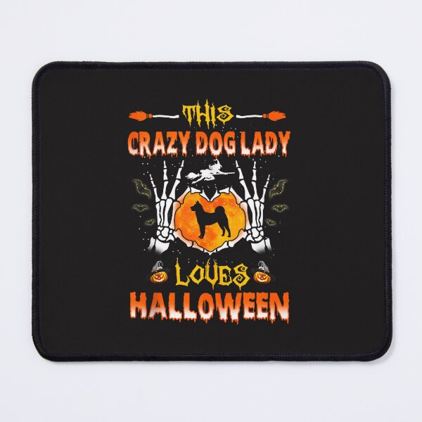 Item preview, Funny Akita Halloween Dog Lover Vintage Crazy Dog Lady Costume Design designed and sold by kiralynstration.