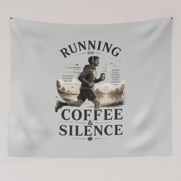 Item preview, Running On Coffee And Silence Introvert designed and sold by pradeepvisuals.