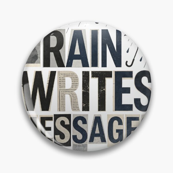 Item preview, RAIN WRITES MESSAGES designed and sold by aolisakshop.