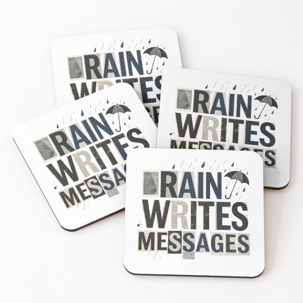 Artikelvorschau, RAIN WRITES MESSAGES entworfen und verkauft von aolisakshop.