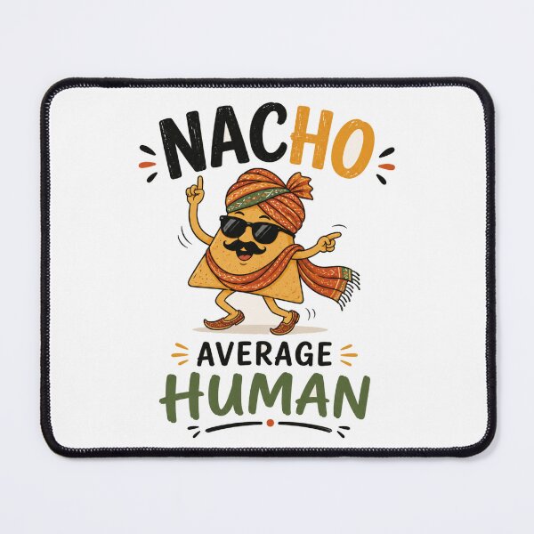 Artikelvorschau, Nacho Durchschnittlicher Mensch tanzt Nacho Chip Lustiges Hindi Wortspiel Desi Geschenk entworfen und verkauft von SHREE ART STUDIO.