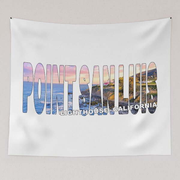 Item preview, POINT SAN LUIS LIGHTHOUSE California - Central Coast Sunrise Cliffs designed and sold by Adam Gormley.