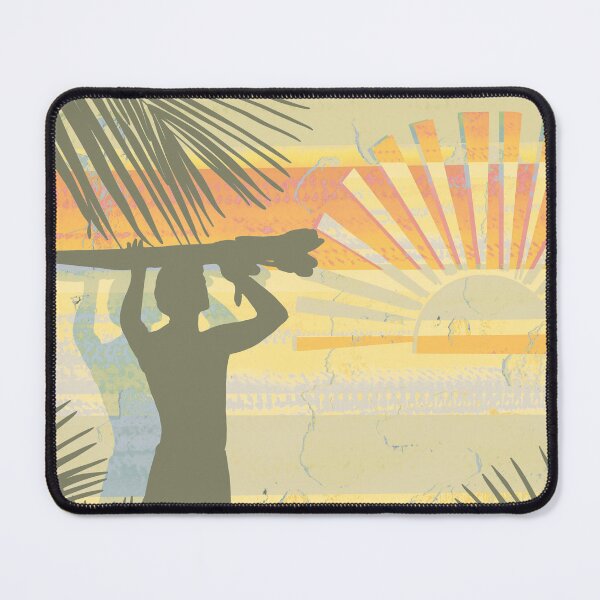 Item preview, Retro Dawn Surfer Vintage Sunset Beach Cool Fade designed and sold by Karin Taylor.