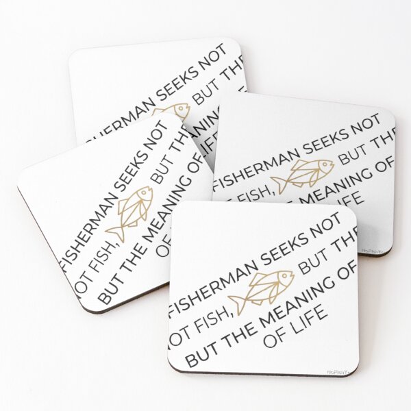 Item preview, "A Fisherman Seeks Meaning" designed and sold by NoFishToday.