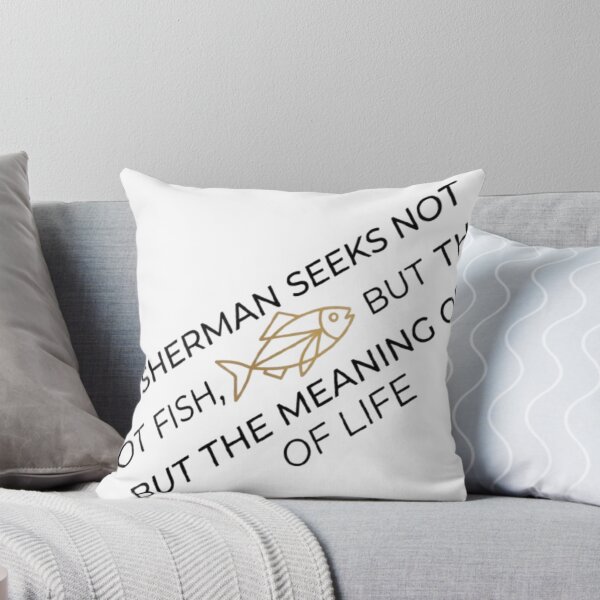 Item preview, "A Fisherman Seeks Meaning" designed and sold by NoFishToday.