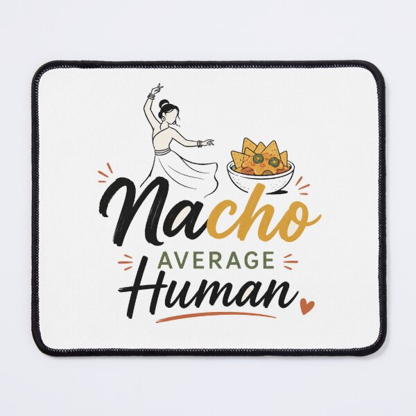 Artikelvorschau, Nacho Durchschnittlicher Mensch tanzt Nacho Chip Lustiges Hindi Wortspiel Desi Geschenk entworfen und verkauft von SHREE ART STUDIO.