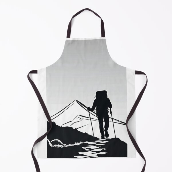 Item preview, Art - Hiker Silhouette, Challenge and Wilderness designed and sold by Reverso-Design.