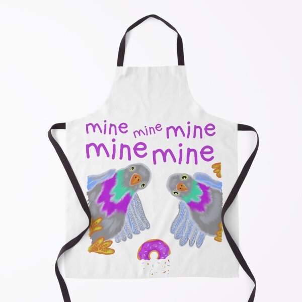 Item preview, pigeon eating a biscuit, funny designed and sold by MeadowsAndInk.