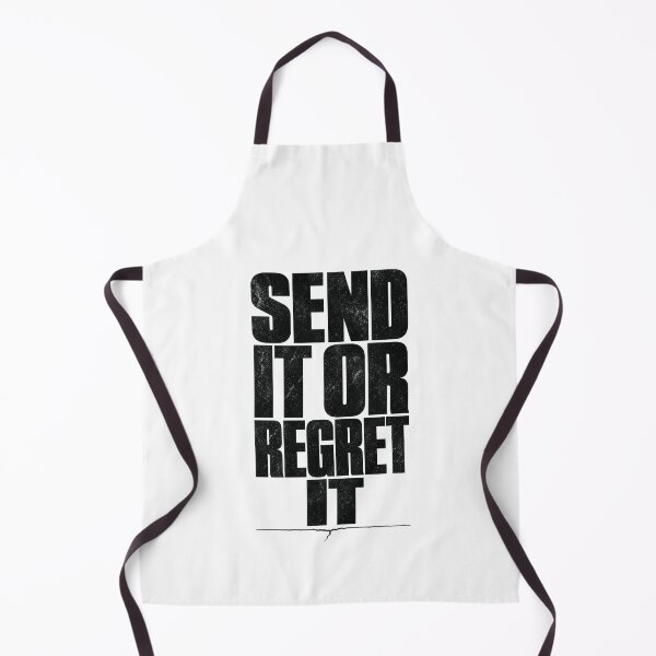 Item preview, Send It or Regret It Brutalist Climbing Typography Tee Sticker Rock Climber Gift designed and sold by sharifex.