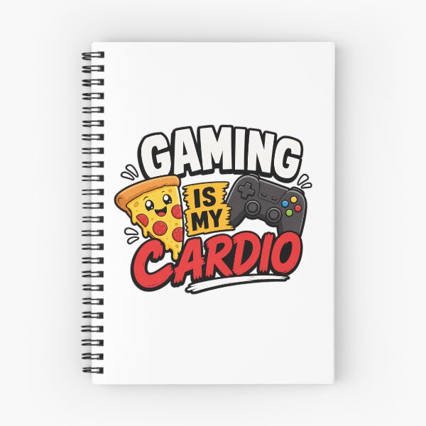 Item preview, GAMER play station Gaming Is My Cardio T-Shirt - Funny Pizza & Controller Design designed and sold by Uglyandcute.