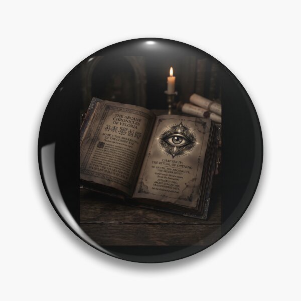 Item preview, Arcane Chronicles Of Veloria Cosmic Eye Spellbook Mystic Design designed and sold by SplashTastic.