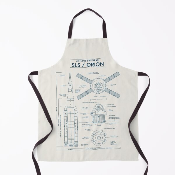 Item preview, Artemis Program. SLS and Orion Spacecraft (Blue and Bone) designed and sold by BGALAXY.
