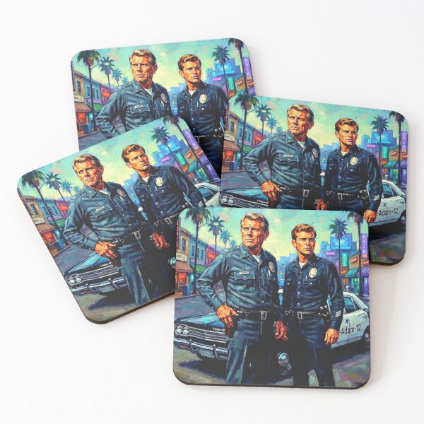 Item preview, Adam-12 Protect and Serve Fine Art Tribute designed and sold by Art's Diner.