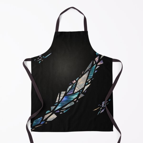 Item preview, Iridescent Shard Mosaic on Black – Abstract Geometric Art designed and sold by Dandihara.