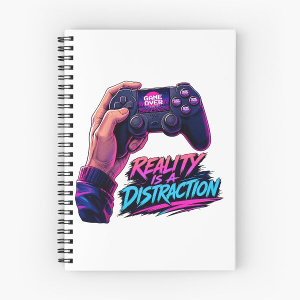 Item preview, GAMER play station Reality Is A Distraction T-Shirt - Retro Gamer Controller Design designed and sold by Uglyandcute.