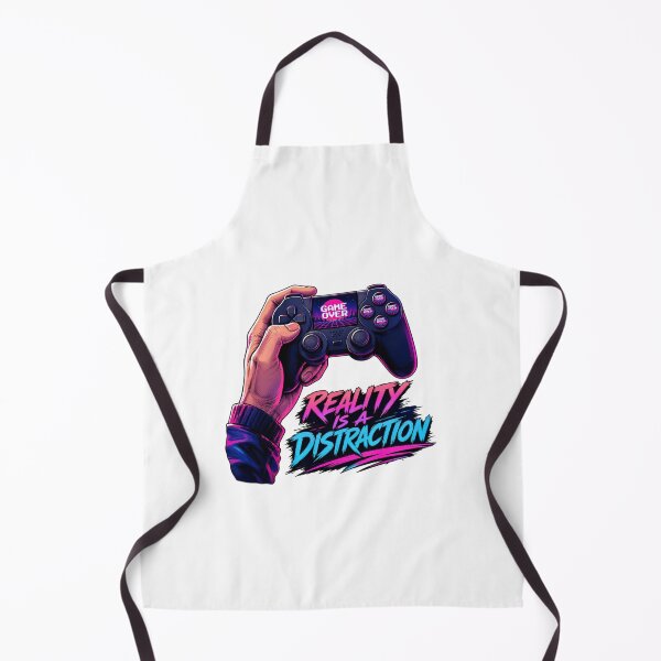 Item preview, GAMER play station Reality Is A Distraction T-Shirt - Retro Gamer Controller Design designed and sold by Uglyandcute.