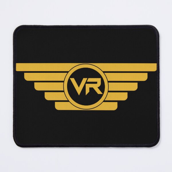 Item preview, Gold Initial VR Wing Emblem designed and sold by DizayDizay.