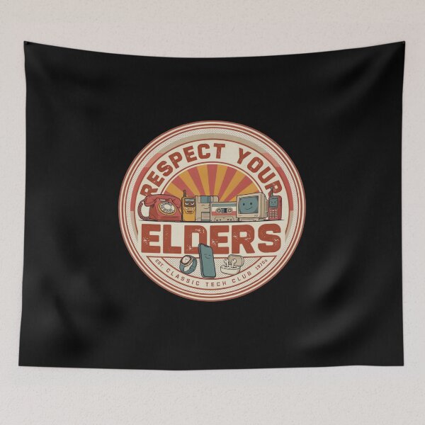 Item preview, Respect Your Elders Phone T-Shirts designed and sold by Naitsebas.
