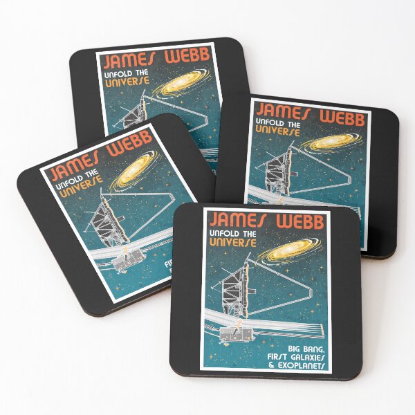 Item preview, James Webb Space Telescope. Unfold the Universe (Retro) designed and sold by BGALAXY.