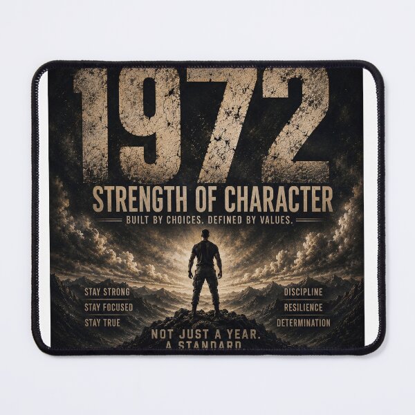 Item preview, 1972 Strength of Character Vintage Birthday Design designed and sold by JMDG Studio.