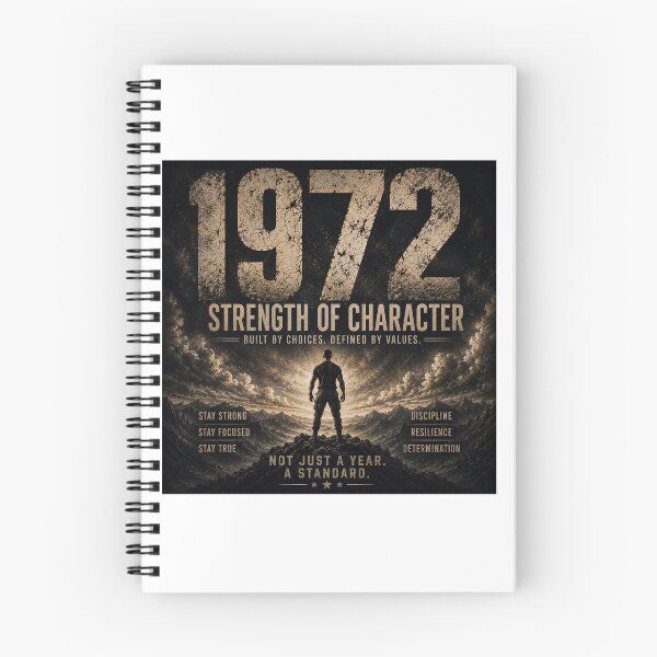 Item preview, 1972 Strength of Character Vintage Birthday Design designed and sold by JMDG Studio.