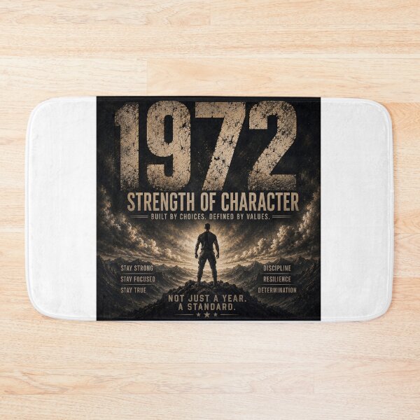 Item preview, 1972 Strength of Character Vintage Birthday Design designed and sold by JMDG Studio.