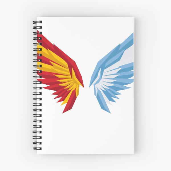 Item preview, Spain Argentina Flag Wings Vector Art designed and sold by Jedillm .