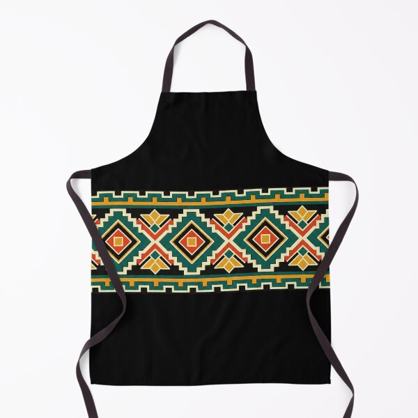 Item preview, Dancheong-Inspired Geometric Band – Green, Red and Gold Ornament designed and sold by Dandihara.