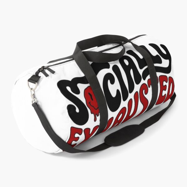Item preview, Socially Exhausted Retro Groovy Typography Funny Introvert Aesthetic designed and sold by WorldShop17.