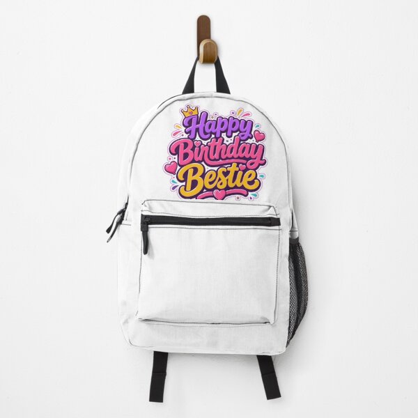Item preview, Happy Birthday Bestie – Cute Colorful Best Friend Birthday Design designed and sold by ArtsyExplorer.