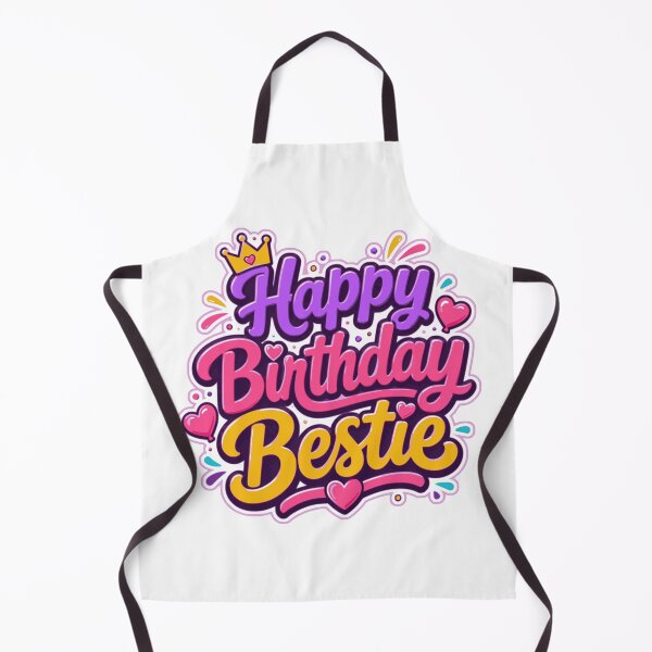 Item preview, Happy Birthday Bestie – Cute Colorful Best Friend Birthday Design designed and sold by ArtsyExplorer.