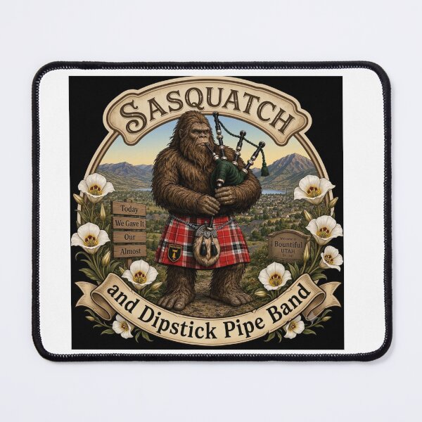 Item preview, Sasquatch and Dipstick pipeband  designed and sold by OgdenPiper.