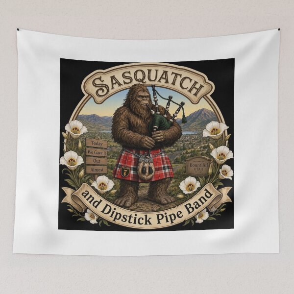 Item preview, Sasquatch and Dipstick pipeband  designed and sold by OgdenPiper.