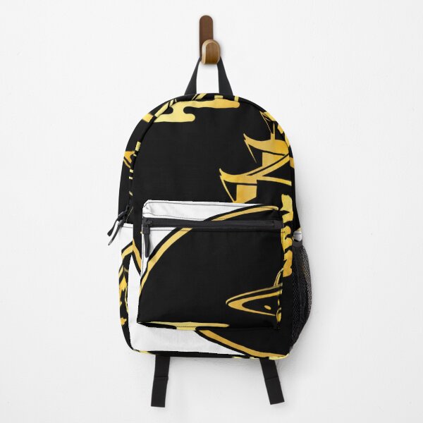 Item preview, Luxury Gold Japanese Castle UFO Kanji "Nazo" Mystery Emblem | Black & Gold Retro Japan Design designed and sold by Handcan.